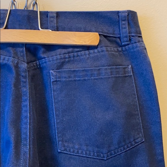 ✨NEW✨GAP TROUSER FLARE DARK BLUE JEANS EARLY 2000s - Picture 10 of 13